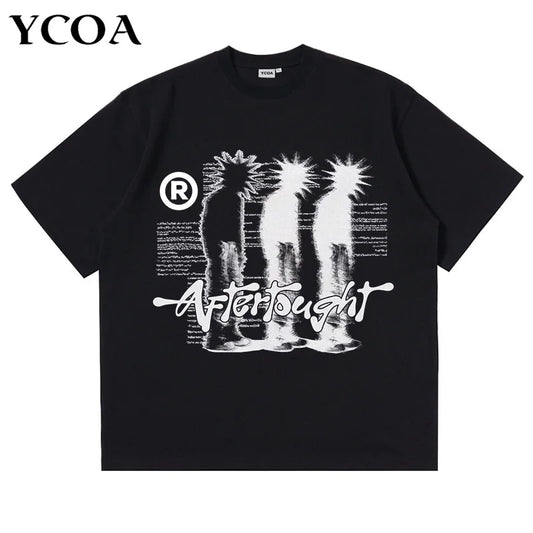Men Tshirt Cotton Oversized Graphic