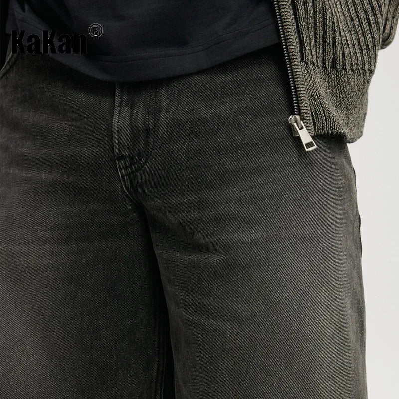 Mens denim shorts in light wash, perfect for casual summer style and comfort, featuring a relaxed fit.